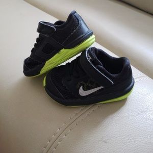 Black & Green Nike's